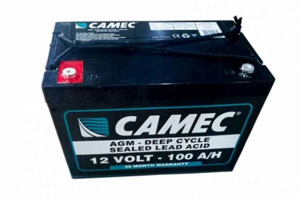 Camec - 100amp AGM Deep cycle Battery