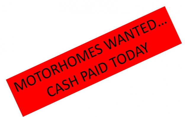 Motorhomes Wanted.....